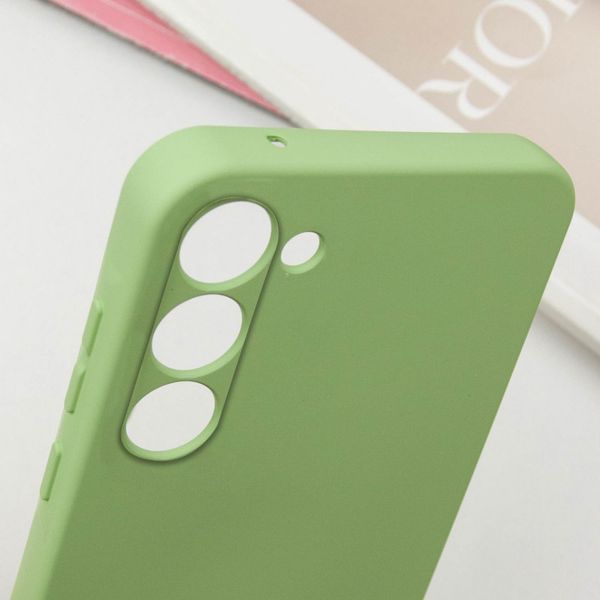 Чохол TPU GETMAN Liquid Silk Full Camera для Samsung Galaxy S23 Зелений / Pistachio 345522 фото