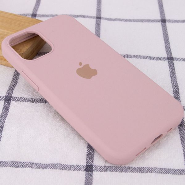 Чохол Silicone Case Full Protective (AA) для Apple iPhone 13 Pro Max (6.7") Рожевий / Pink Sand 215849 фото