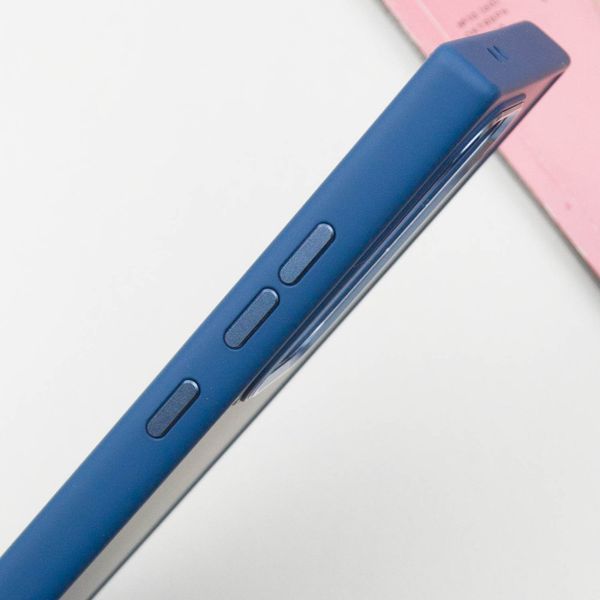 TPU чохол Bonbon Metal Style для Samsung Galaxy S24 Ultra Синій / Denim Blue 284978 фото