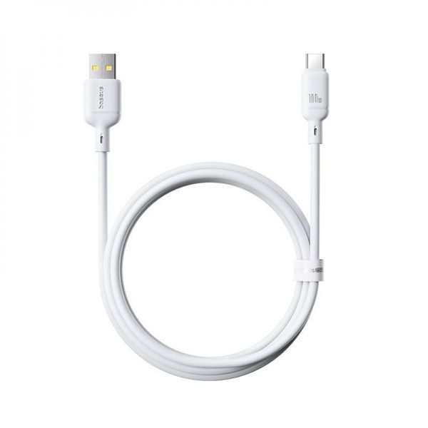 Кабель Baseus Silky Series Fast Charging Type-C 100W (1m) (P10377703113-000) black 359716 фото