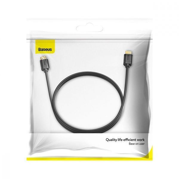 Кабель Baseus High Definition HDMI Male To HDMI Male (2m) (CAKGQ-B01) black 344197 фото