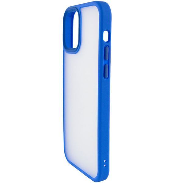 TPU+PC чохол Metal Buttons для Apple iPhone 13 (6.1") Блакитний 217615 фото