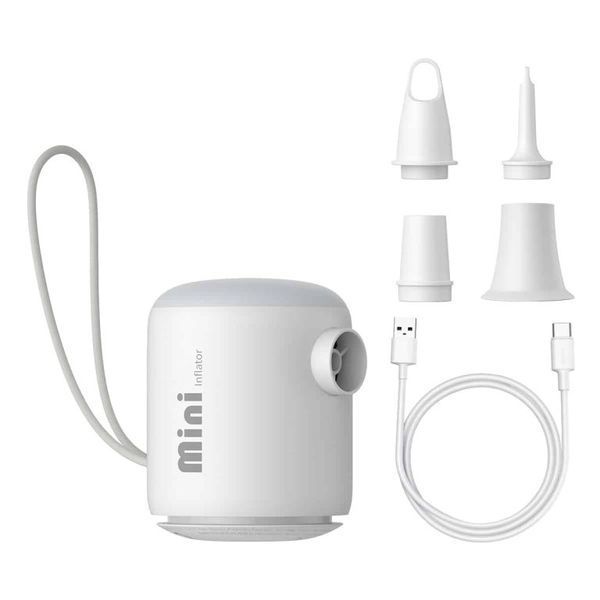 Автомобільний насос Baseus PocketGo Portable Air Pump (C11157700221-00) White 282403 фото