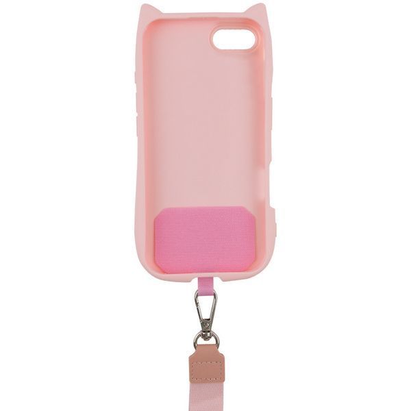 Чохол TPU GETMAN Cat with straps для Apple iPhone 16e (6.1") Pink 359094 фото