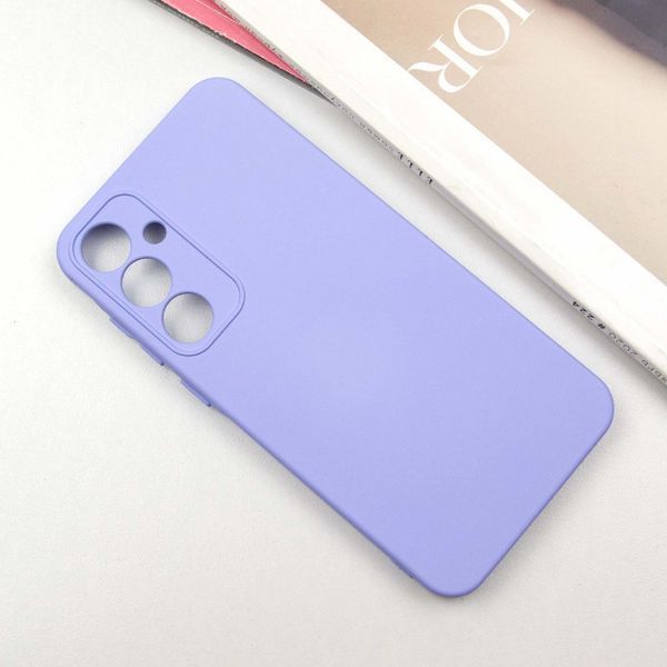 Чохол Silicone Cover Lakshmi Full Camera (A) для Samsung Galaxy S24 Бузковий / Dasheen 283916 фото