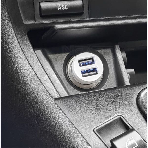 АЗП Baseus Grain Metal 3.1A/2USB (CCALL-ML02) White 268319 фото