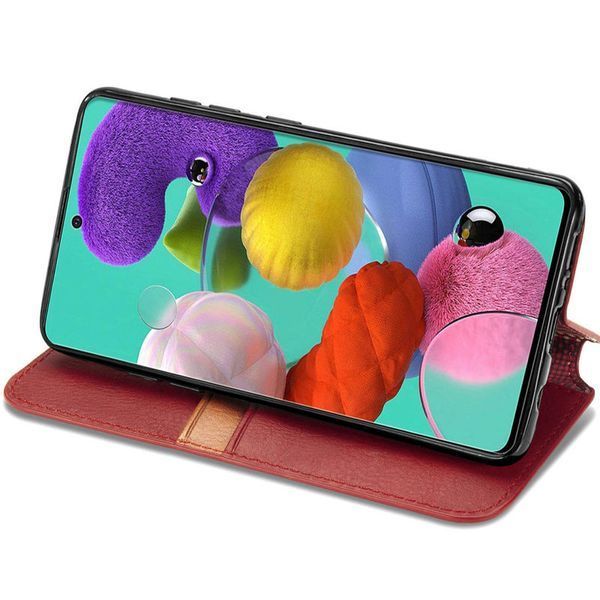 Шкіряний чохол книжка GETMAN Cubic (PU) для Xiaomi Redmi 9A Червоний 207833 фото