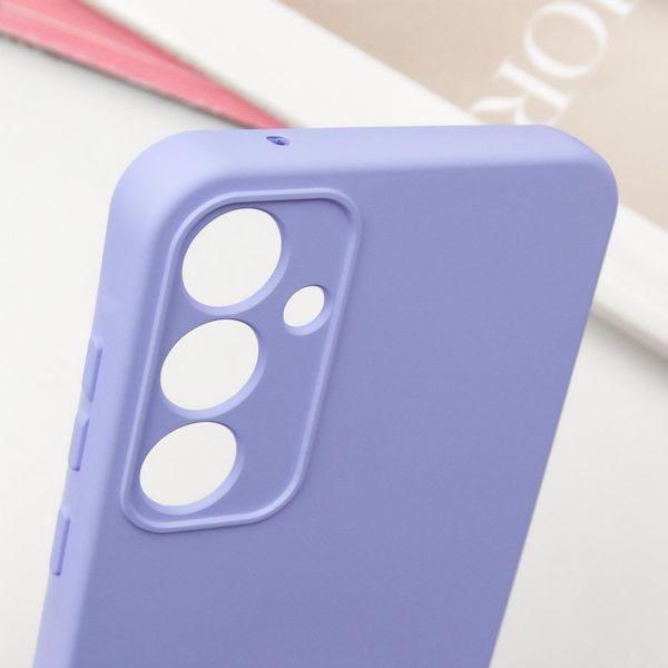 Чохол Silicone Cover Lakshmi Full Camera (A) для Samsung Galaxy S24 Бузковий / Dasheen 283916 фото