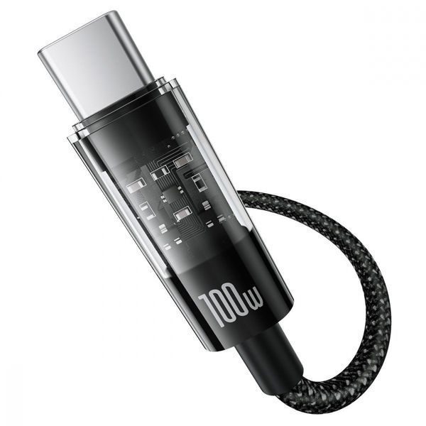 Кабель Baseus Gem Fast-Charging Data Cable Type-C 100W 2m (P10373002211-01) White 326652 фото