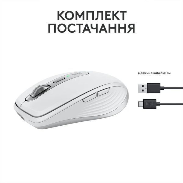 Миша бездротова Logitech MX Anywhere 3S Pale Grey (910-006959) 349588 фото
