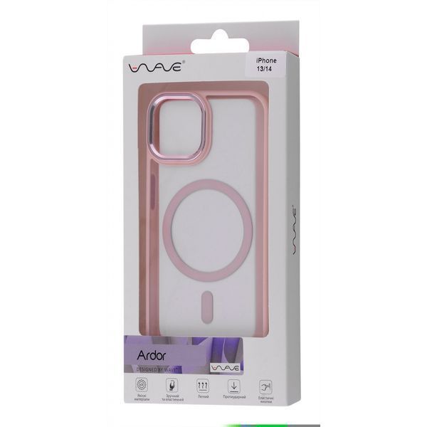 Чохол WAVE Ardor Case with Magnetic Ring iPhone 13/14 pink sand 336771 фото