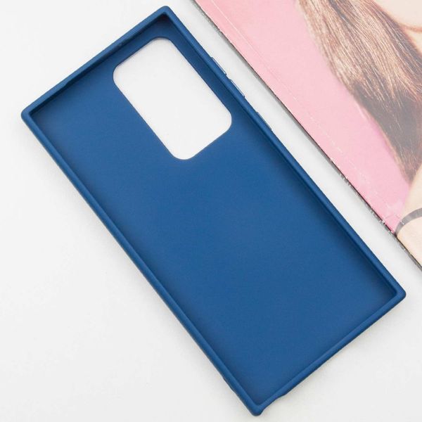 TPU чохол Bonbon Metal Style для Samsung Galaxy S24 Ultra Синій / Denim Blue 284978 фото