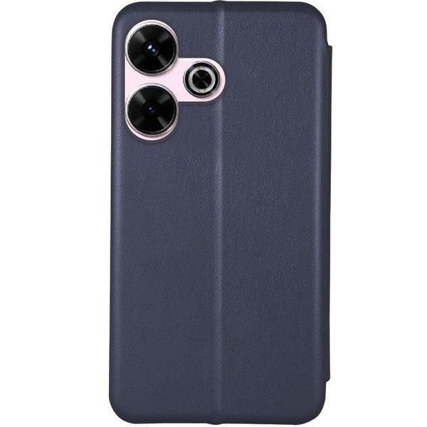 Шкіряний чохол (книжка) Classy для Xiaomi Redmi 13 4G / Poco M6 4G Темно-синій 317724 фото