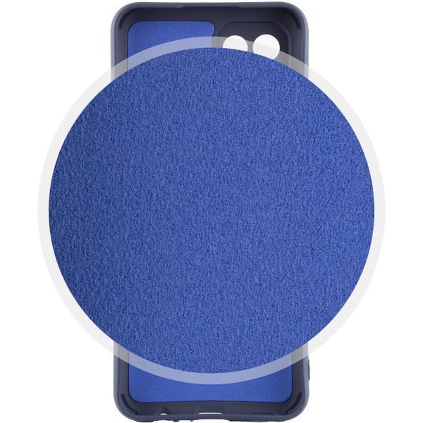 Чохол TPU GETMAN Liquid Silk Full Camera для Samsung Galaxy A05 Синій / Midnight Blue 340591 фото