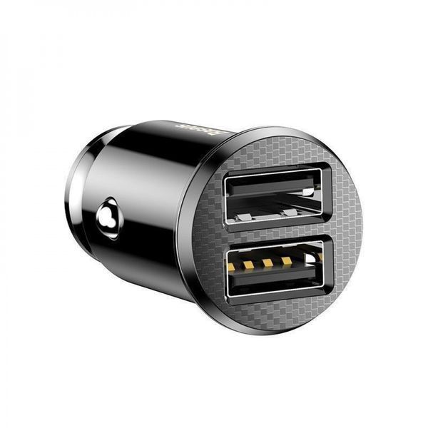 АЗП Baseus Grain Metal 3.1A/2USB (CCALL-ML02) White 268319 фото