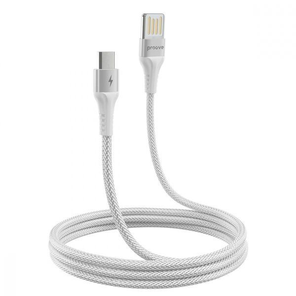 Кабель Proove Double Way Weft Micro USB 2.4A (1m) (CCDW20001301) Black 287134 фото