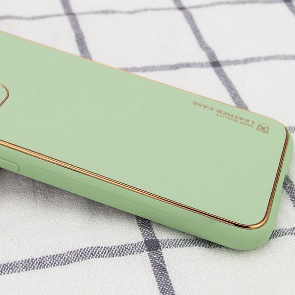 Шкіряний чохол Xshield для Apple iPhone 13 Pro (6.1") Зелений / Pistachio 240959 фото
