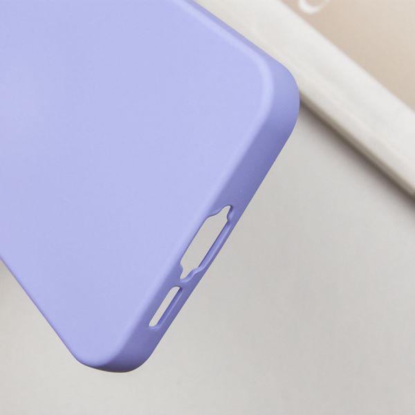 Чохол Silicone Cover Lakshmi Full Camera (A) для Samsung Galaxy S24 Бузковий / Dasheen 283916 фото