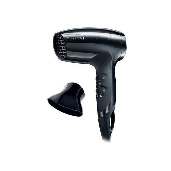 Фен Remington дорожній Compact, 1800Вт, 3 режими, еко режим , чорний (D5000) 366729 фото
