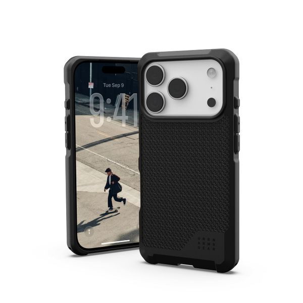 Чохол-накладка iPhone 17 Pro UAG Metropolis LT MagSafe, Kevlar Black (114517113940) 393868 фото
