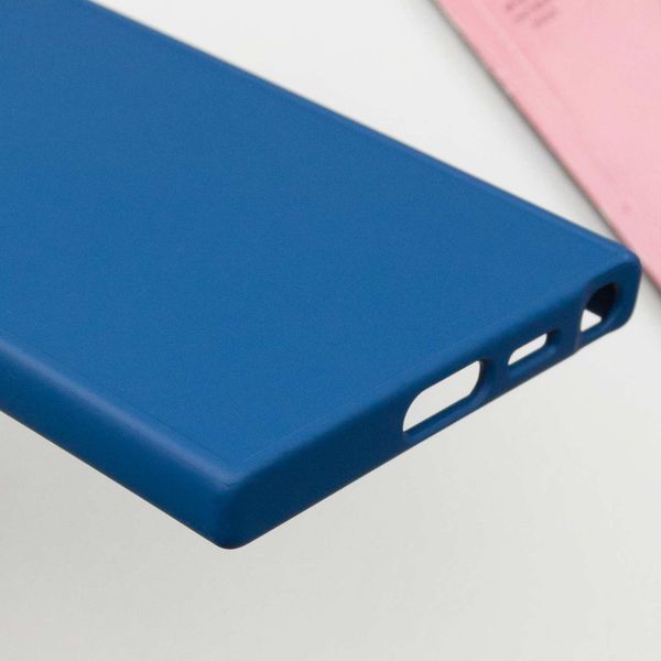 TPU чохол Bonbon Metal Style для Samsung Galaxy S24 Ultra Синій / Denim Blue 284978 фото
