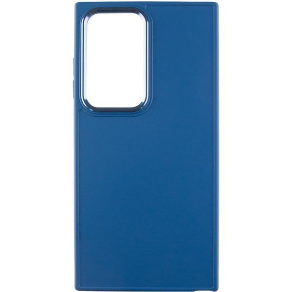 TPU чохол Bonbon Metal Style для Samsung Galaxy S24 Ultra Синій / Denim Blue 284978 фото