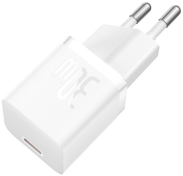 Зарядний Пристрій Baseus GaN5 Fast Charger 1C 30W CCGN070502 White 272536 фото