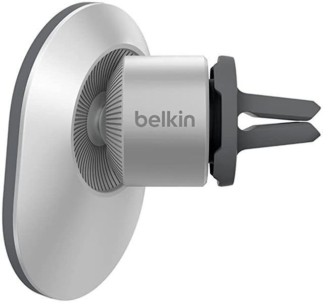 Автомобільний тримач Belkin Car Holder Air Ven Mount PRO MagSafe Silver (WIC003BTGR) 220997 фото