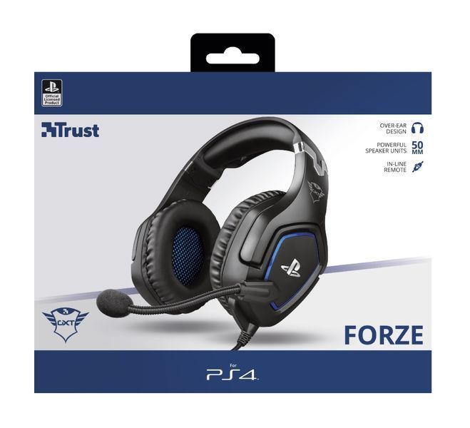 Гарнітура ігрова Trust GXT 488 Forze-G for PS4, 3.5мм, чорний 363957 фото