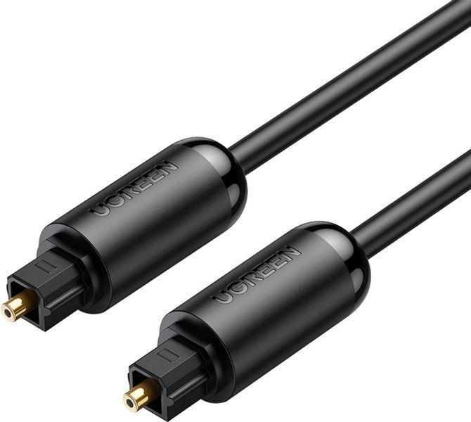Кабель UGREEN AV122 Toslink Optical Audio Cable 1.5m Black (70891) 278810 фото