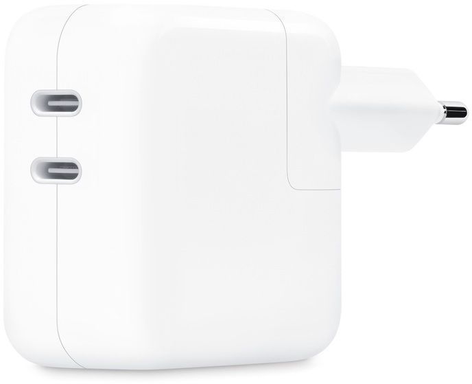 Зарядний Пристрій Apple 35W Dual USB-C Port Power Adapter (MW2K3) 294643 фото