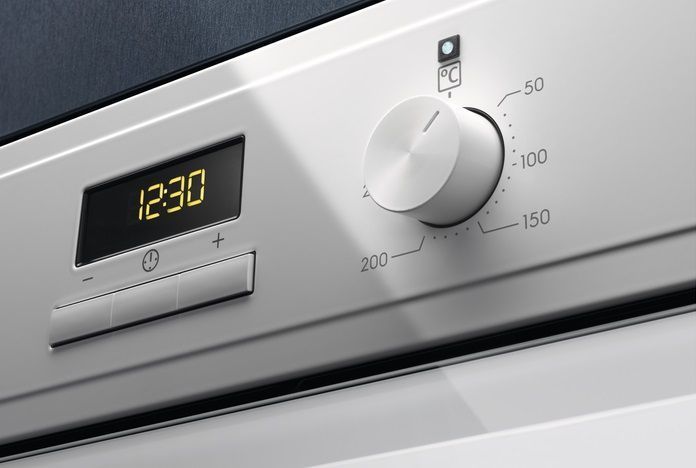 Духова шафа Electrolux електрична, 65л, A, дисплей, конвекція, білий (EOF3H40BW) 368381 фото