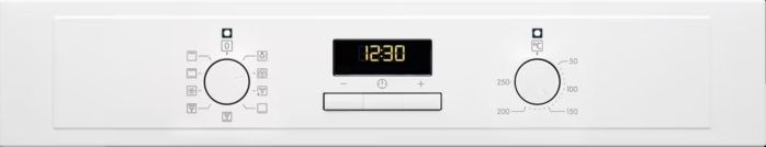 Духова шафа Electrolux електрична, 65л, A, дисплей, конвекція, білий (EOF3H40BW) 368381 фото