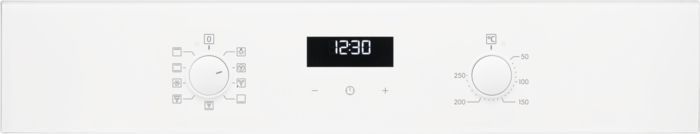 Духова шафа Electrolux електрична, 65л, A, дисплей, конвекція, телескопічні напрямні, білий (EOF5F50BV) 370504 фото