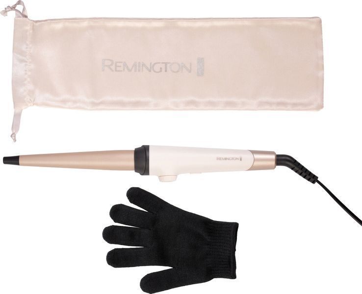 Плойка Remington Shea Soft, конусна, 39Вт, D -13-25 mm, 130-200С, кераміка, біло-золотий (CI4740) 363088 фото