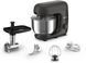 Кухонна машина Tefal Bake Essential 800Вт, чаша-метал, корпус-метал/пластик, насадок-4, чорний (QB161H38) 371977 фото 1