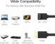 Кабель UGREEN HD103 HDMI Cable Right Angle 90 Degree 1m (10172) Black 314354 фото 4