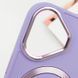 TPU чохол Bonbon Metal Style with MagSafe для Apple iPhone 16 (6.1") Бузковий / Dasheen 322899 фото 5