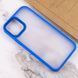 TPU+PC чохол Metal Buttons для Apple iPhone 13 (6.1") Блакитний 217615 фото 4