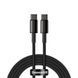Кабель Baseus Tungsten Gold Type-C to Type-C 100W (CATWJ-A01) Black 2m 245856 фото 4