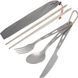 Набір столових приладів Xiaomi Youpin NieQu Pure Titanium Tourist 4 pcs Set (3282869) 324178 фото 2