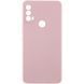 Чохол TPU GETMAN Liquid Silk Full Camera для Motorola Moto E40 Рожевий / Pink Sand 356927 фото 1