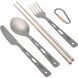 Набір столових приладів Xiaomi Youpin NieQu Pure Titanium Tourist 4 pcs Set (3282869) 324178 фото 1