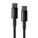 Кабель Baseus Tungsten Gold Type-C to Type-C 100W (CATWJ-A01) Black 2m 245856 фото 10