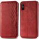 Шкіряний чохол книжка GETMAN Cubic (PU) для Xiaomi Redmi 9A Червоний 207833 фото 5