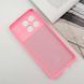 Чохол TPU GETMAN Liquid Silk Full Camera для Xiaomi Poco X6 Pro Рожевий / Pink 397130 фото 3