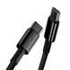 Кабель Baseus Tungsten Gold Type-C to Type-C 100W (CATWJ-A01) Black 2m 245856 фото 13