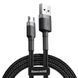 Кабель Baseus Cafule USB кабель USB For Micro 2A 3М (CAMKLF-HG1) Black/Grey 252373 фото 1