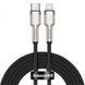 Кабель Baseus Cafule Metal Type-C To Lightning PD 20W (CATLJK-A01) Black 1m 192618 фото 1