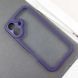 TPU чохол Transparent + Colour 1,5mm для Apple iPhone 16 (6.1") Purple 346579 фото 2